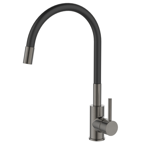 Kettler Premium-82603 სამზარეულოს შემრევი სილიკონის ცხვირით (BLACK & BLACK ) PRO
