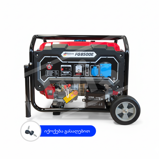 გენერატორი ბენზინი, 8.0 KW, ელ-საქოქით   - BAUMANN FG8500E