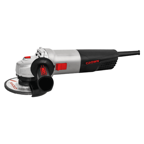 CROWN CT13502-125V-კუთხლივ სახეხი ხელსაწყო  ბარგალკა  125mm 1010w სიჩქარის მარეგულირებლით