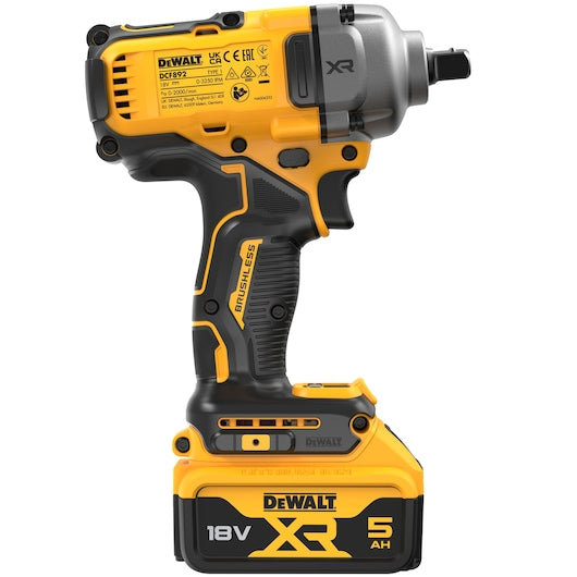 Dewalt DCF892P2T-QW ხრახნმჭერი ელემენტზე 18V XR 1/2 TorqueWrench DP T