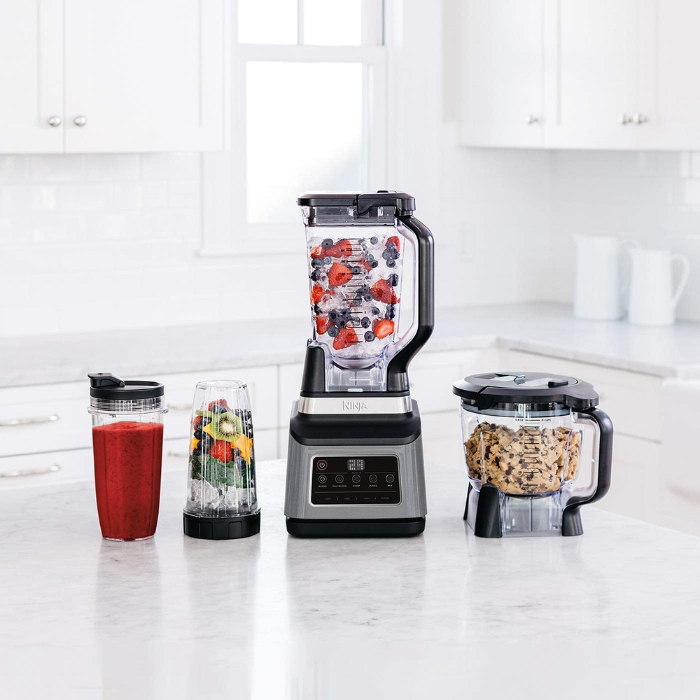 სამზარეულოს კომბაინი Ninja BN800EU 3-in-1 Food Processor with Auto IQ Gray