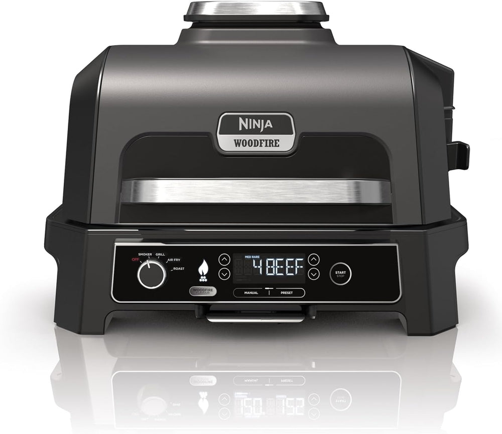აეროგრილი Ninja OG850EU WoodFire Outdoor Grill & Air Fryer Gray/Black