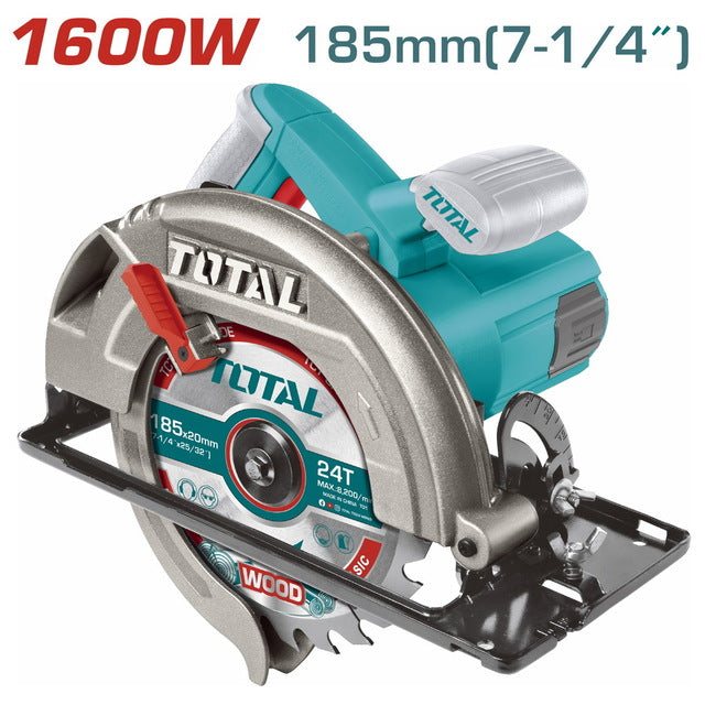 ცირკული ხერხი TOTAL TS1161856 1600W / 185mm