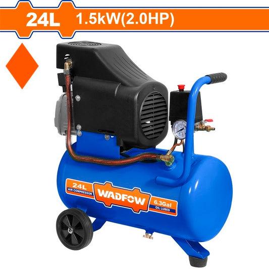 WADFOW საჰაერო კომპრესორი ზეთზე მომუშავე 1.5kW / 2HP / 24Lit (WAP3A24)