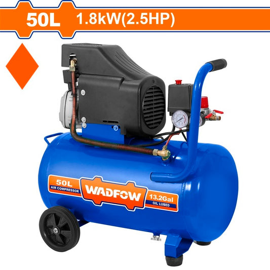 WADFOW ზეთის საჰაერო კომპრესორი 1.8kW / 2.5HP / 50Lit (WAP3A50)