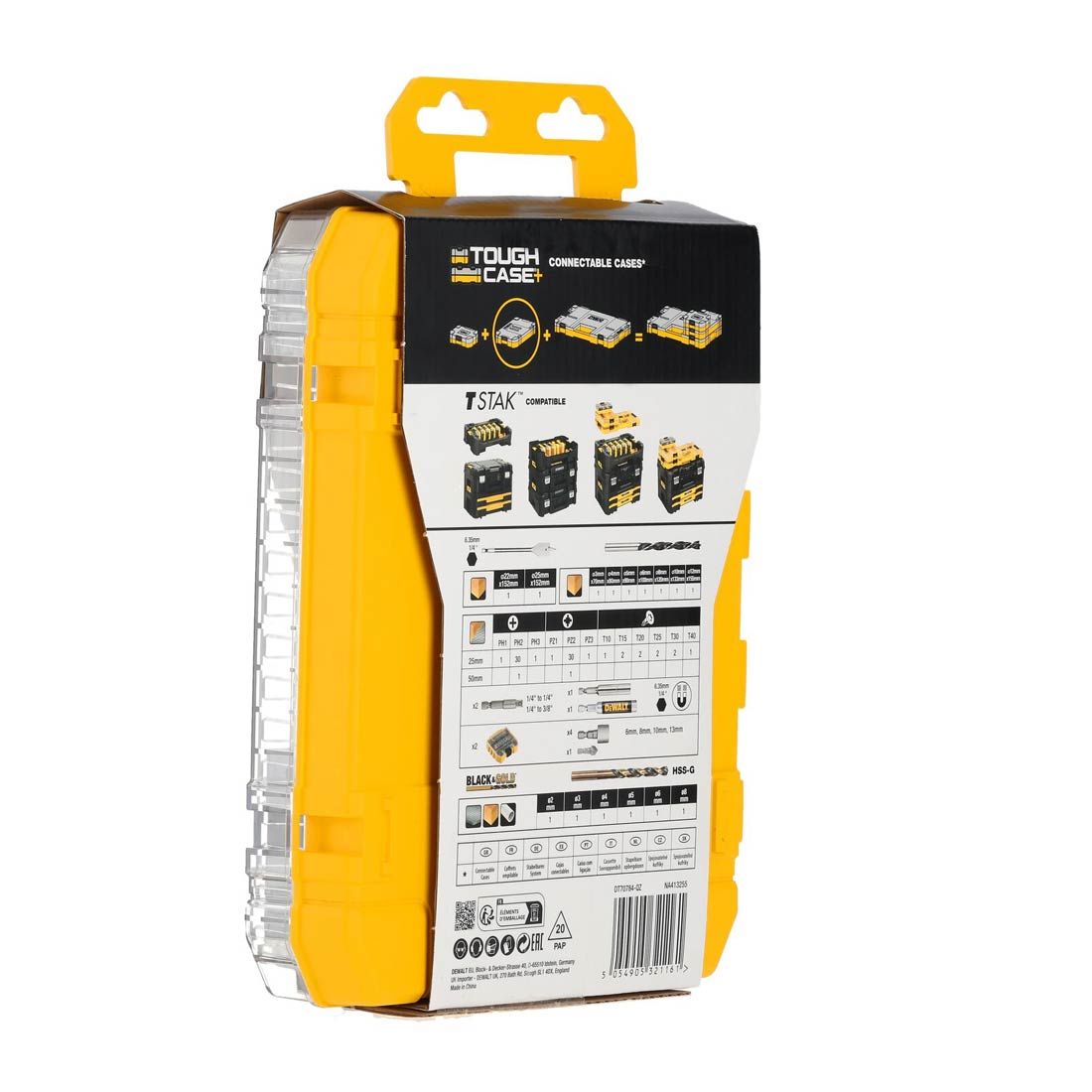 Dewalt DT70784-QZ საცვლელი პირების ნაკრები 100ც