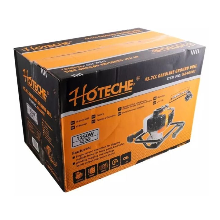 მიწის ბენზო ბურღი 42.7CC HOTECHE 1250W