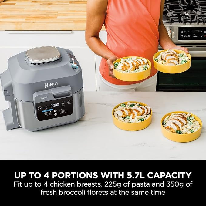 მულტისახარში ქვაბი Ninja Speedi ON400EU Multi Cooker & Air Fryer Gray