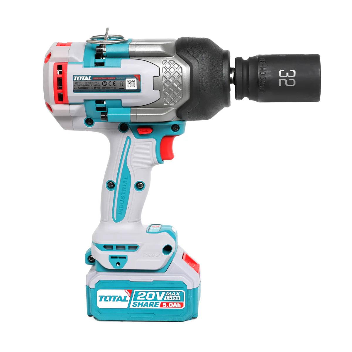 ქანჩდამჭერი TOTAL TIWLI20135E Li-Ion 20V (გაიკავიორტი) 1350  ნიუტონი